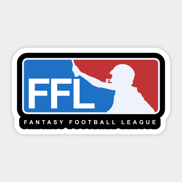 Fantasy Football Logo Tee Sticker by NerdGamePlus